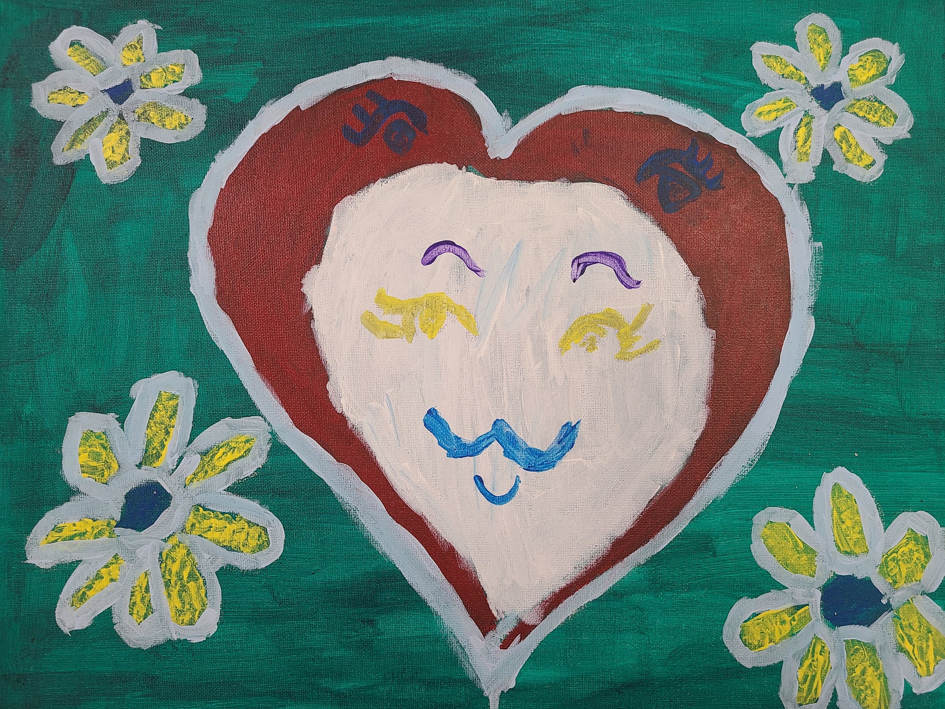 Chrissie T. Heart Painting