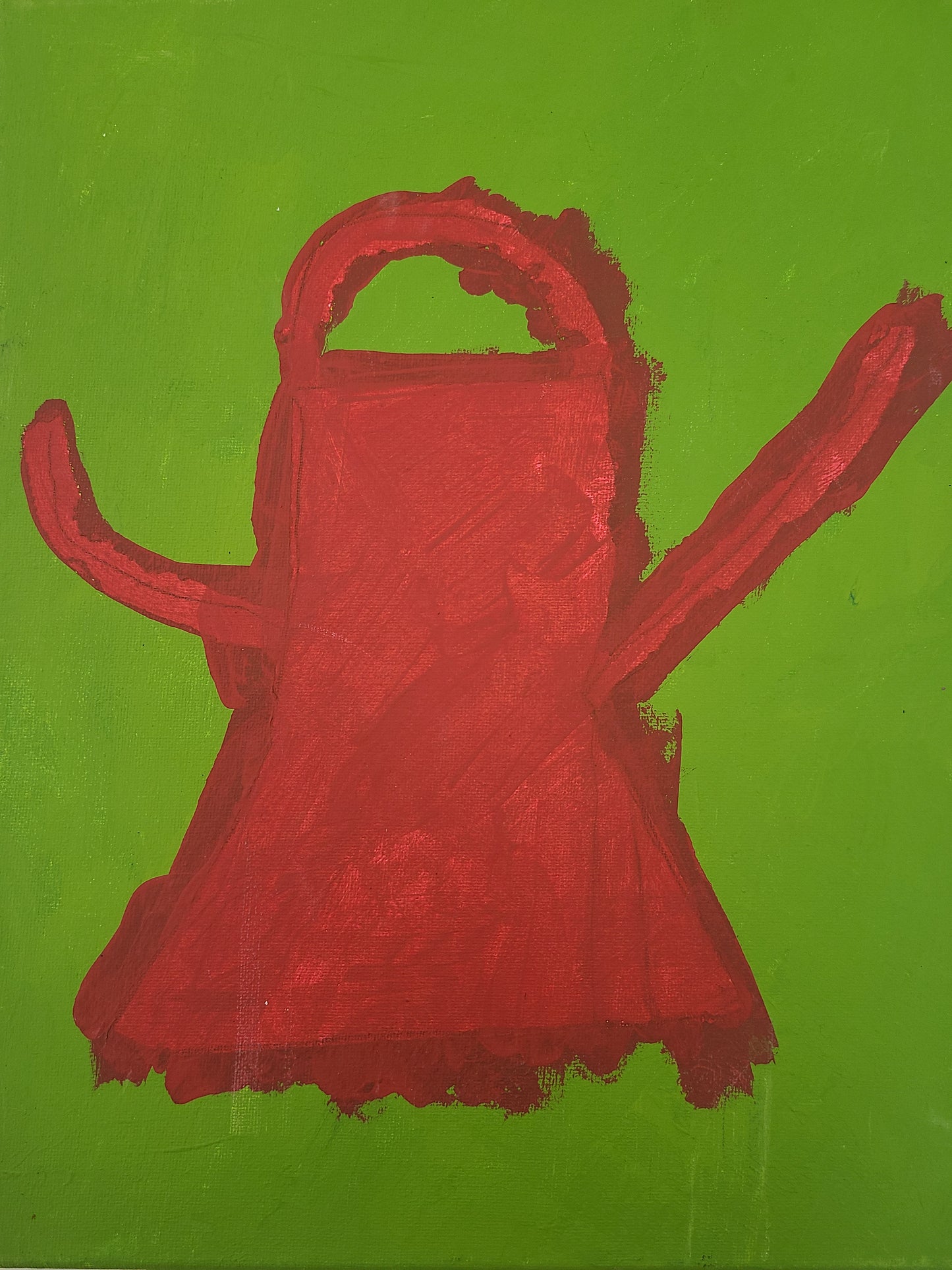 Sean L. Red Apron Painting
