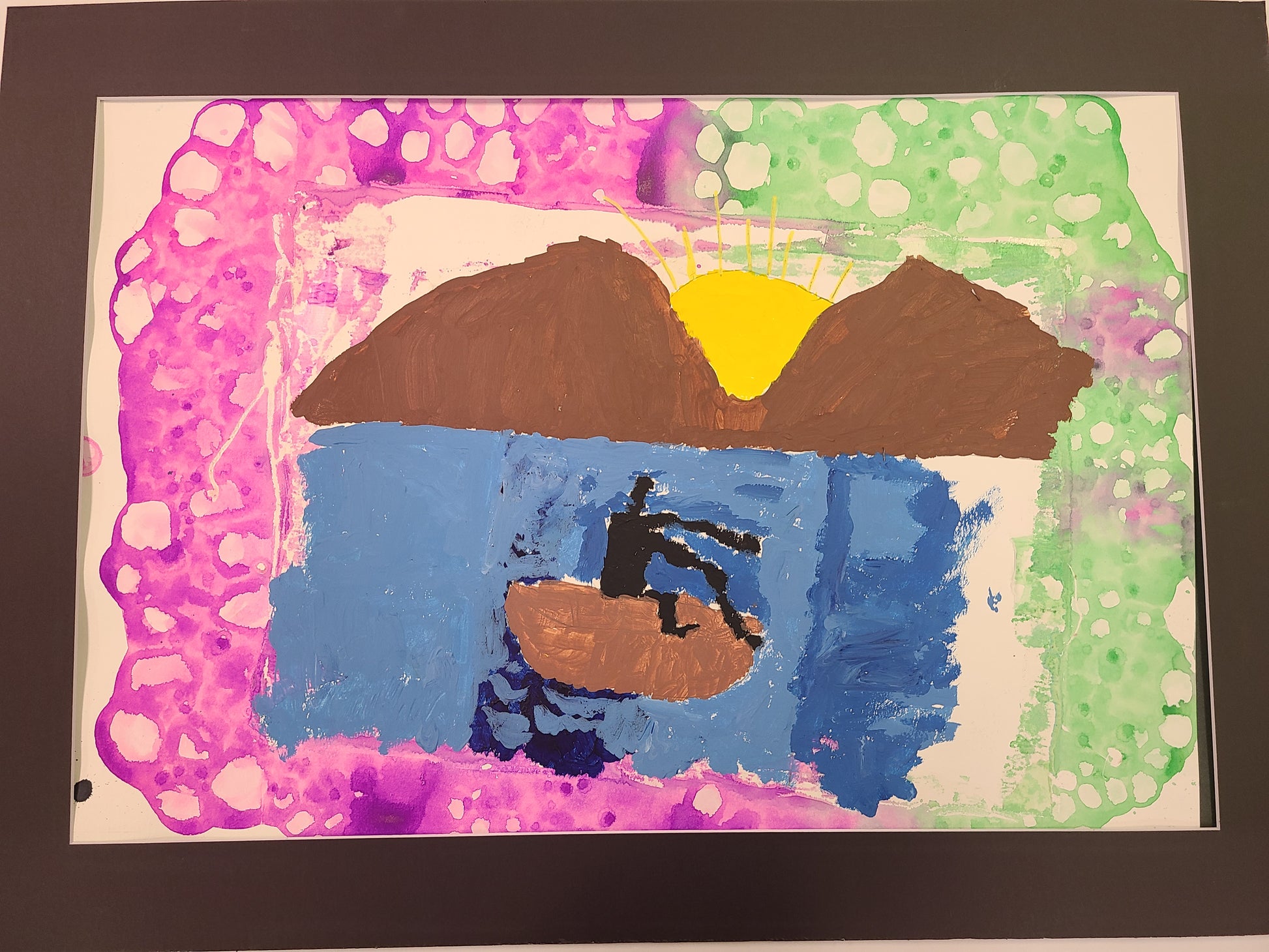 Todd D. Boat Bubble Painting