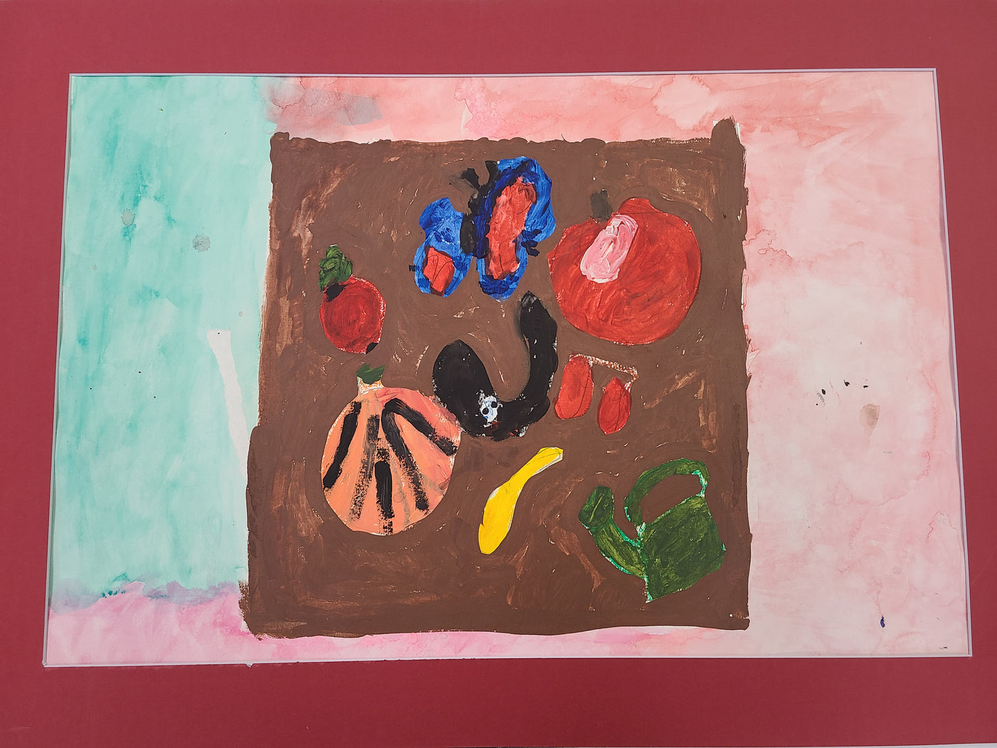Jenny F. Fruit Bubble Painting