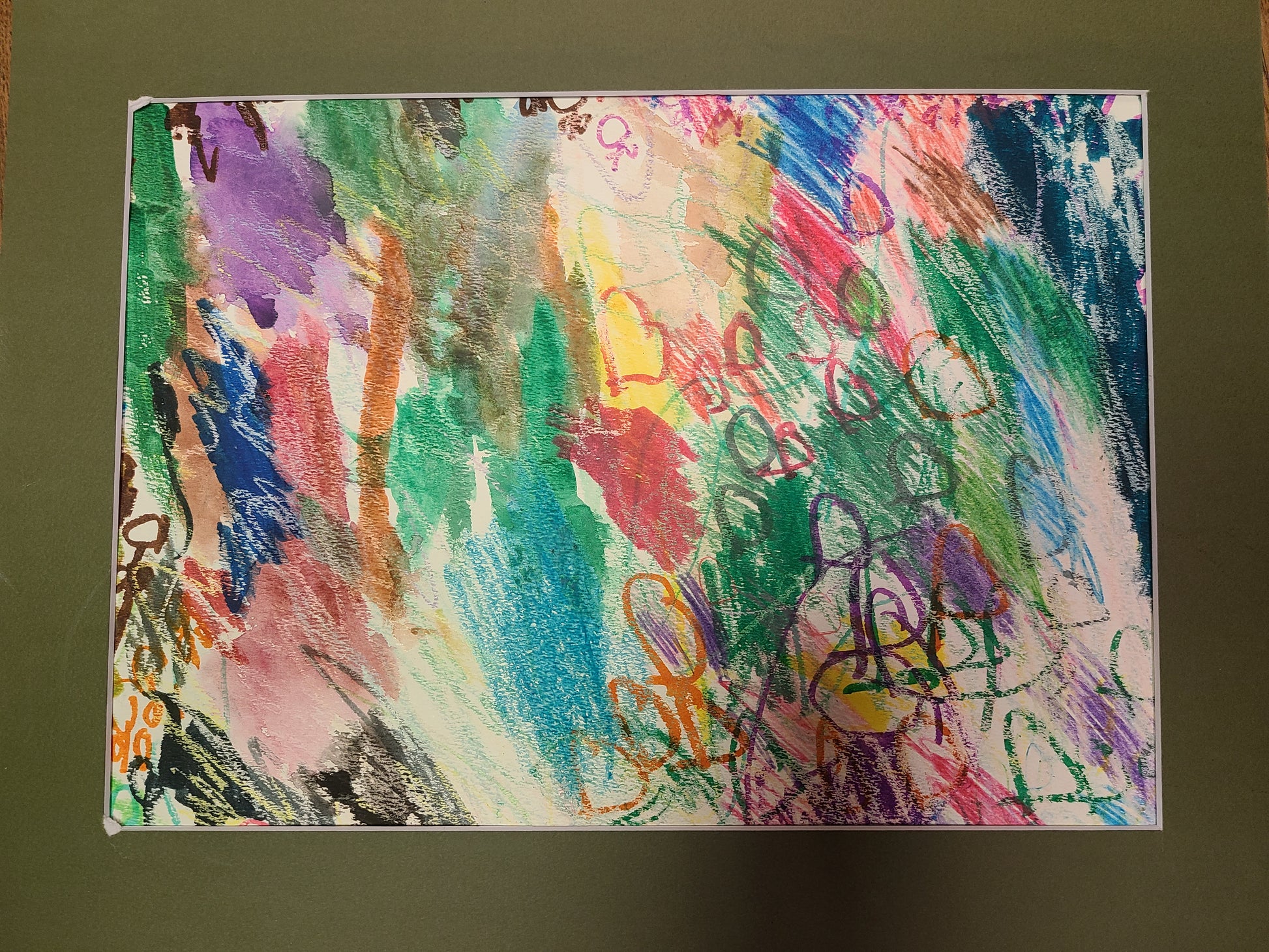 Phil H. Abstract Mixed Media Artwork