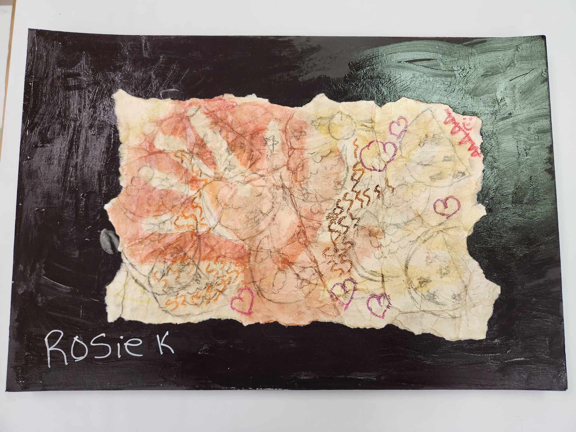 Rosie K. Chalk Pastel Cave Art