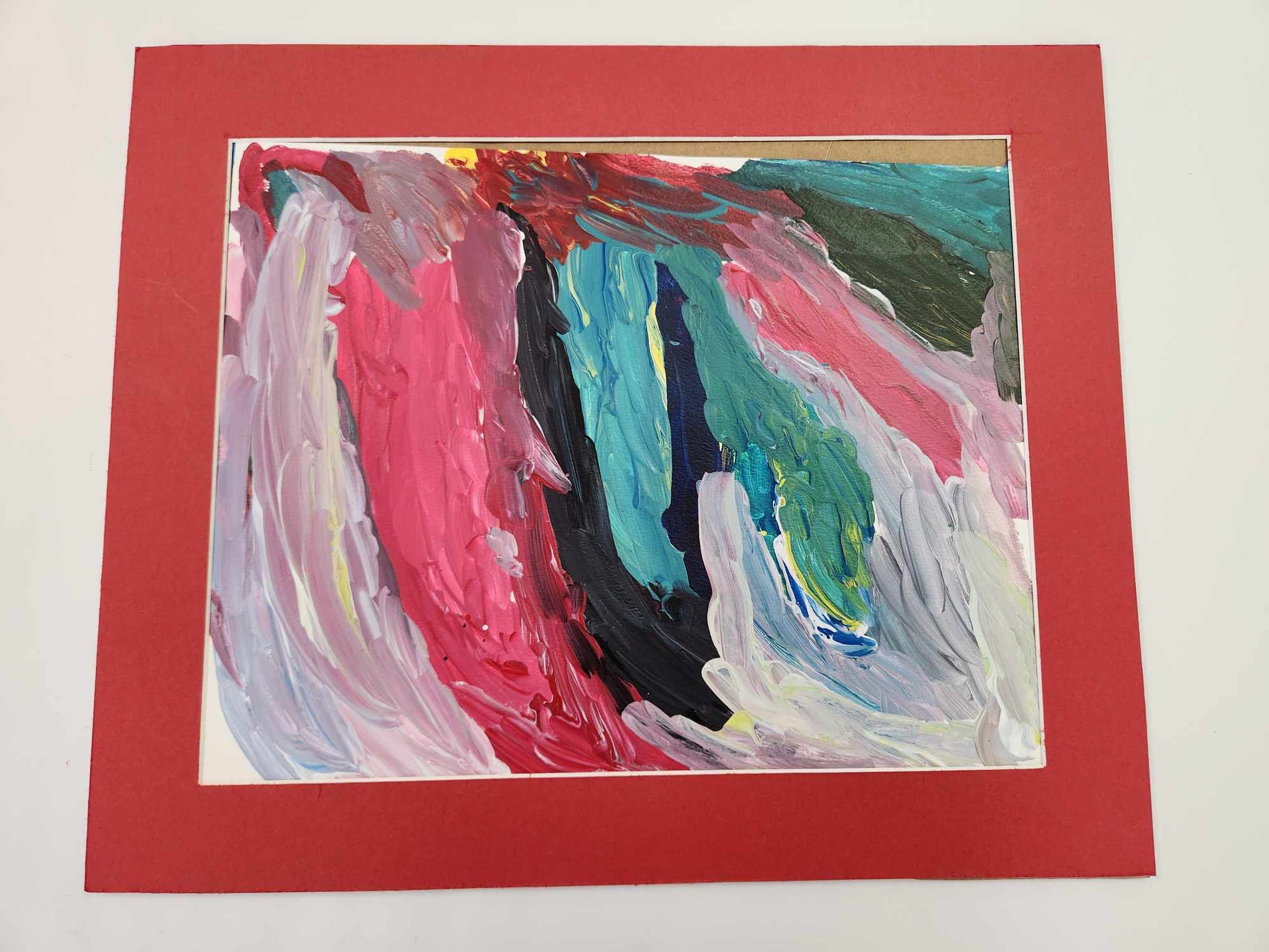Phil H. Abstract Acrylic Painting