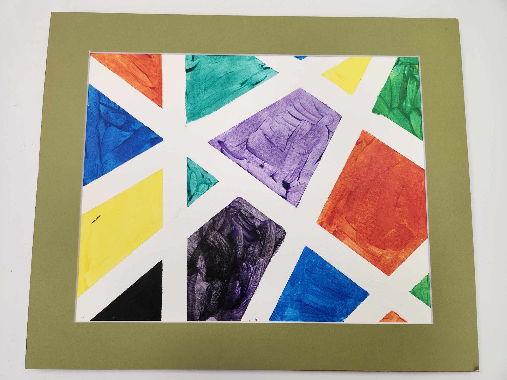 Kali J. Abstract Acrylic Painting