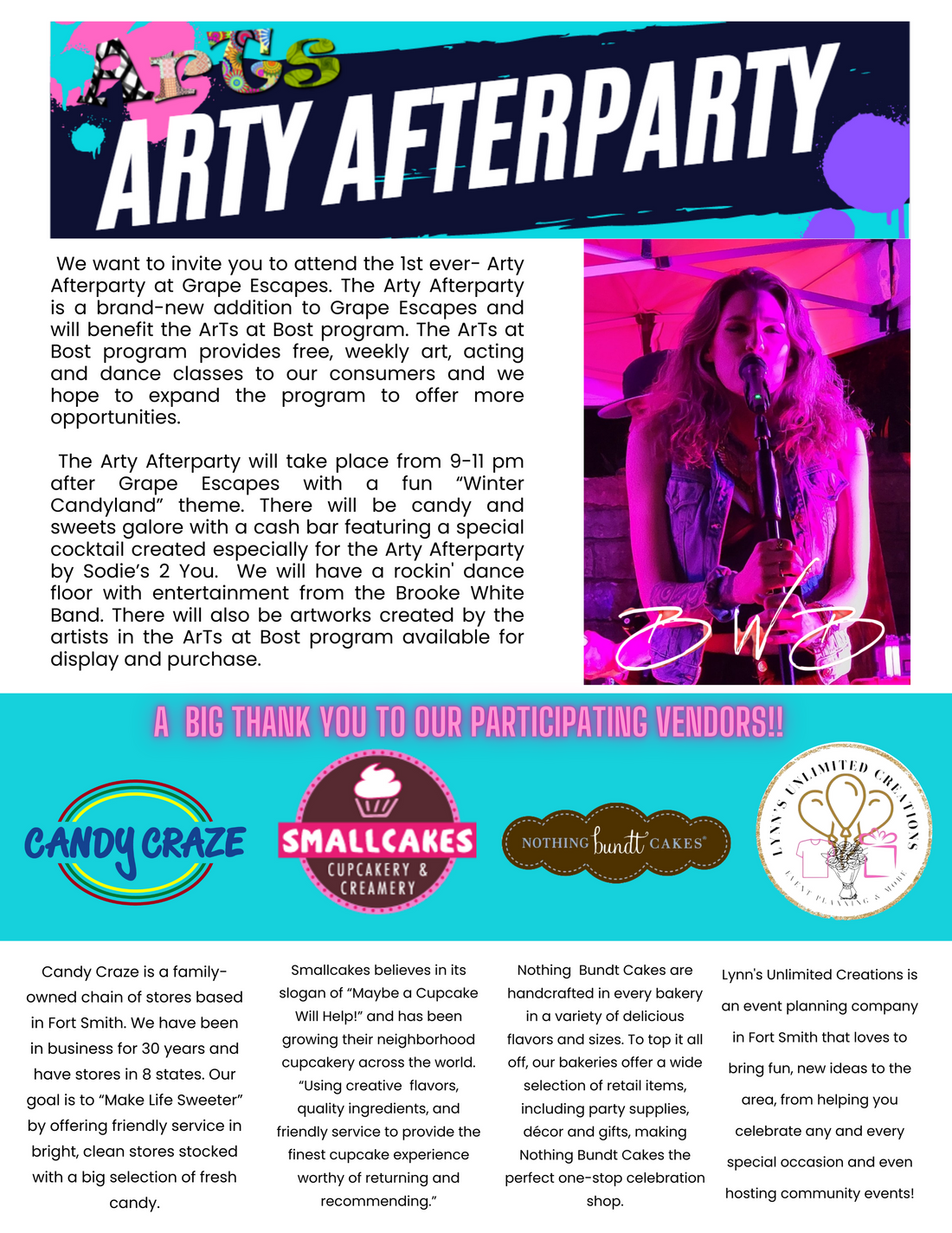 Arty Afterparty at Grape Escapes