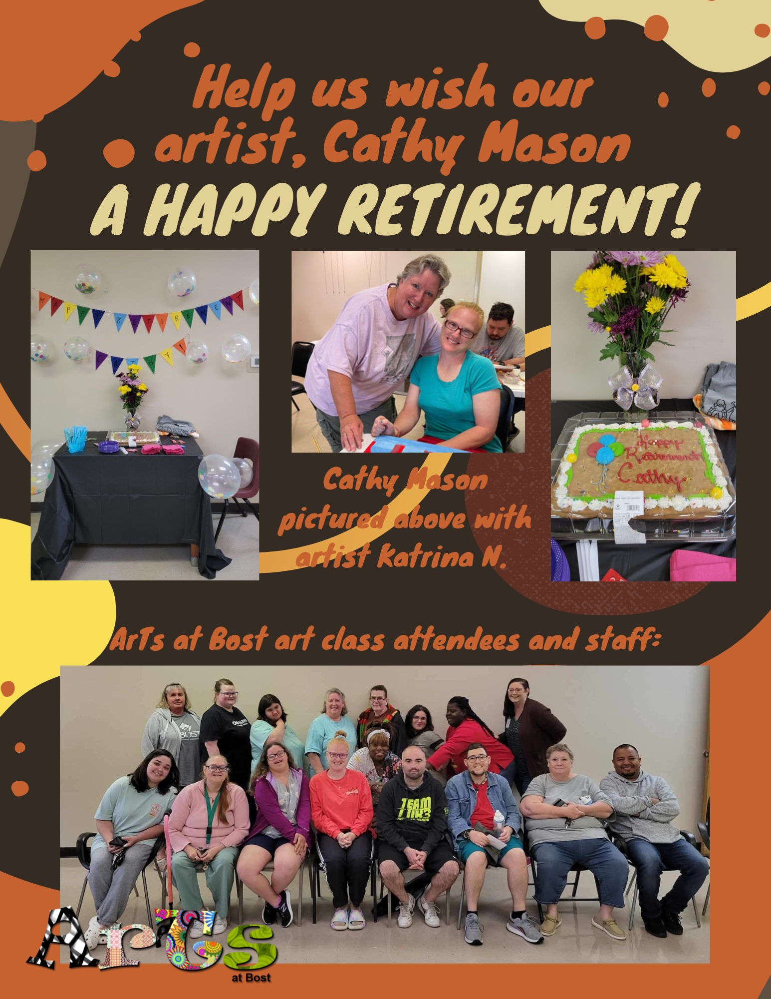 Arts at Bost Artist Cathy Mason Retirement