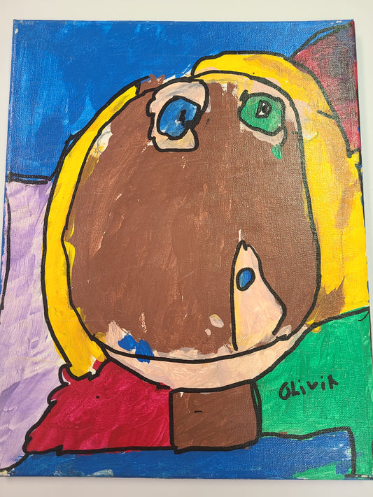 Olivia R. Picasso Inspired Self-Portrait