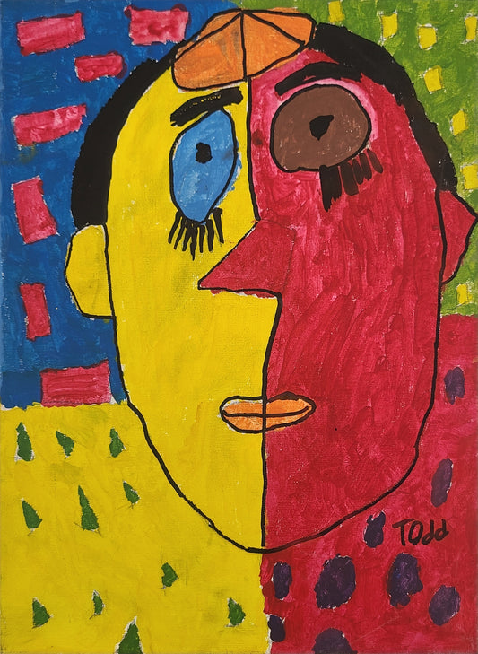 Todd D. Picasso Inspired Self-Portrait