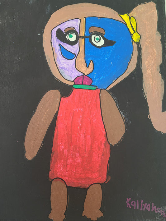 Kaliyah S. Picasso Inspired Self-Portrait