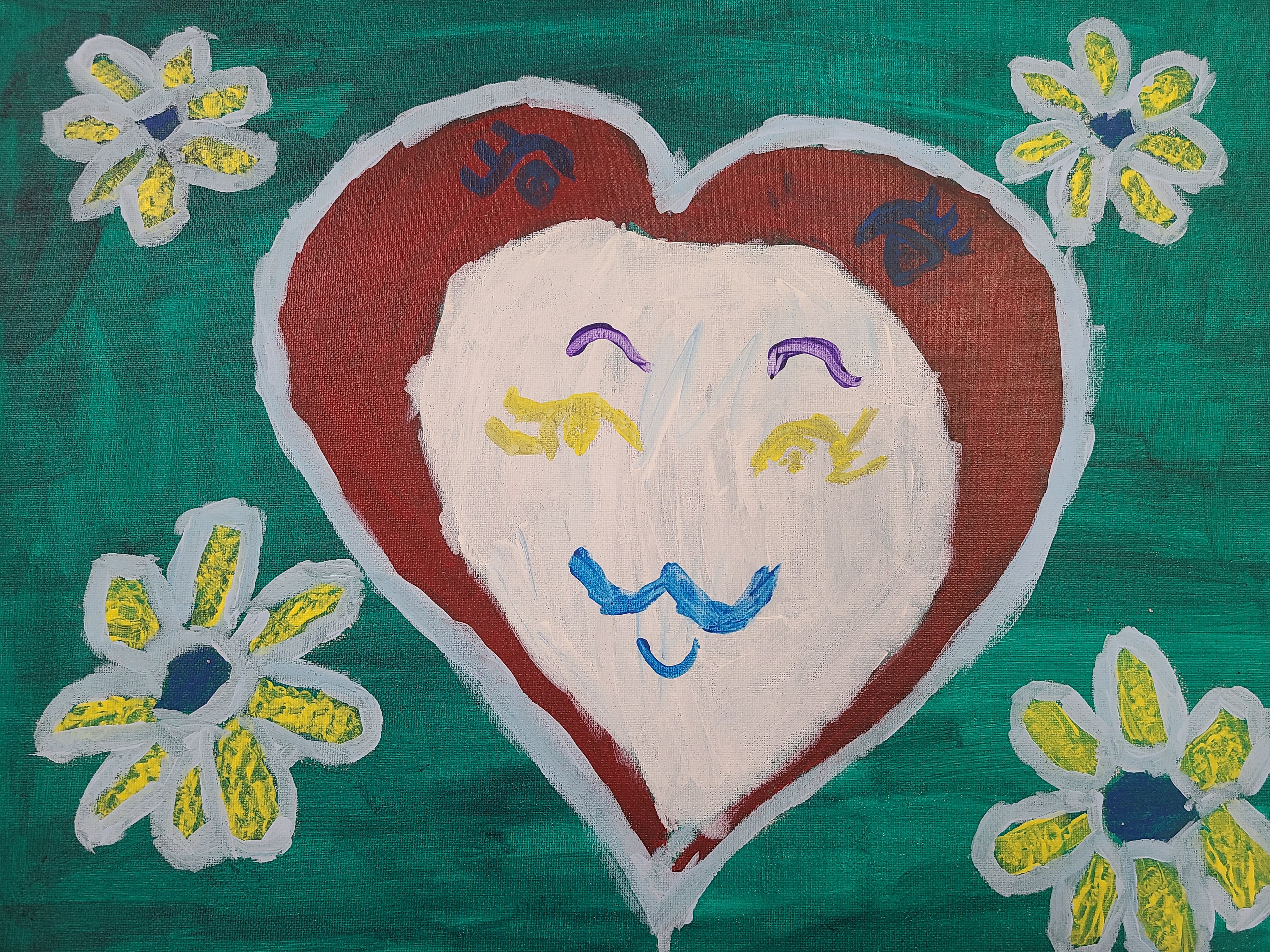 Chrissie T. Heart Painting