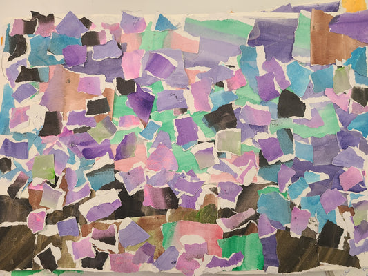 Todd D. Torn Paper Landscape