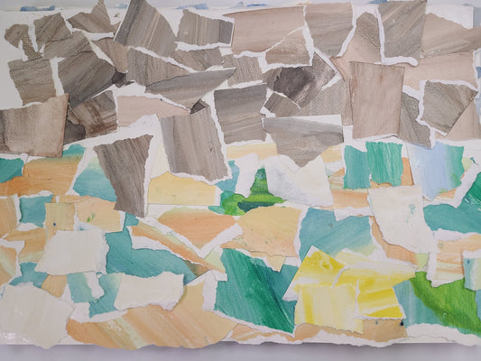 Jenny F. Torn Paper Landscape