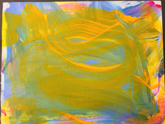 Olivia R. Swirl Painting