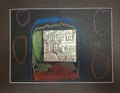 Metal Tooling/Oil Pastel Mixed Media-JW