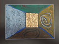 Metal Tooling/Oil Pastel Mixed Media-TD