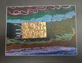 Metal Tooling/Oil Pastel Mixed Media-MWhe