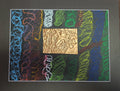 Metal Tooling/Oil Pastel Mixed Media-CR