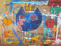 Basquiat at Bost Graffiti Inspired Painting- TD