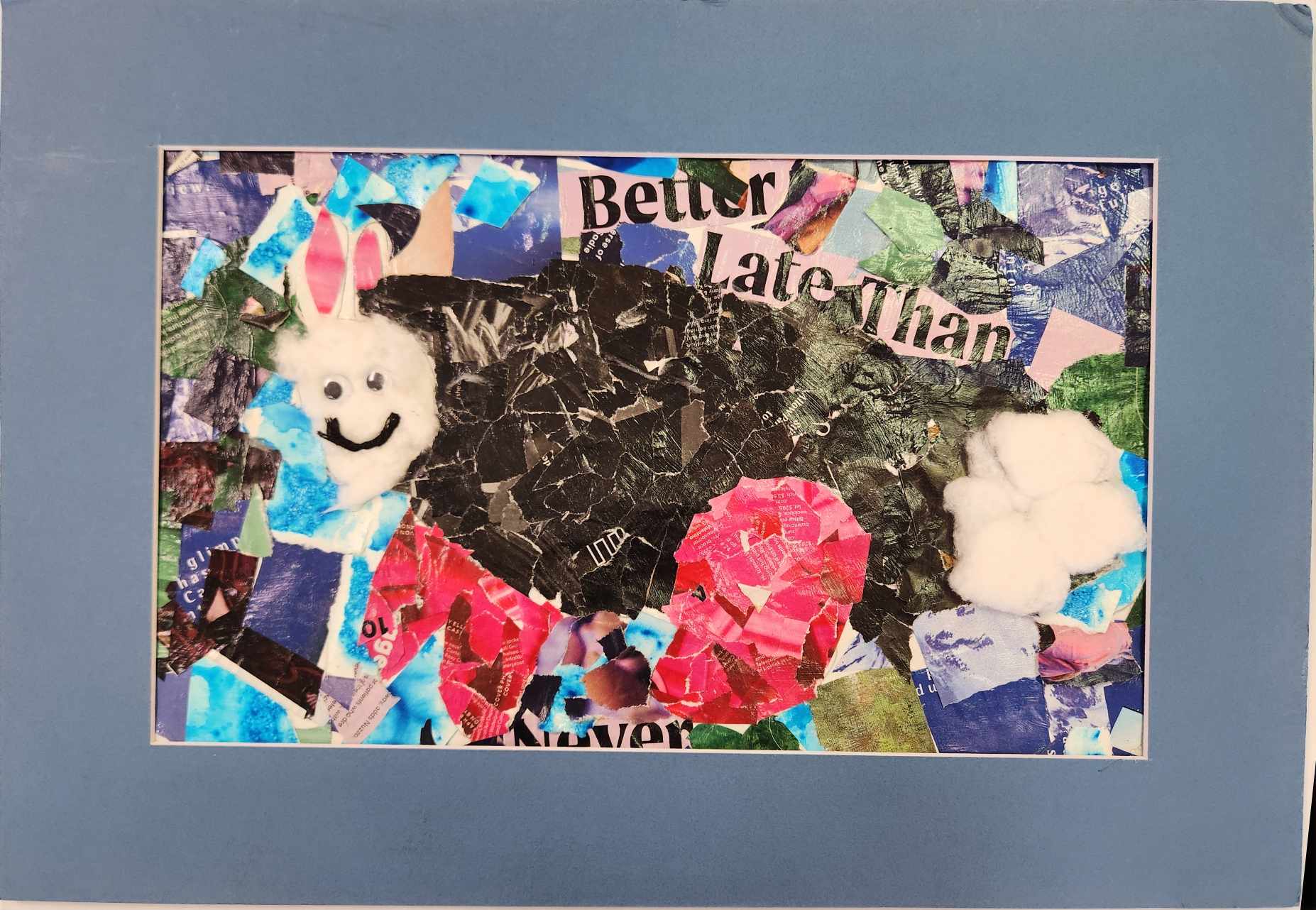 Kaliyah S. Rabbit Collage
