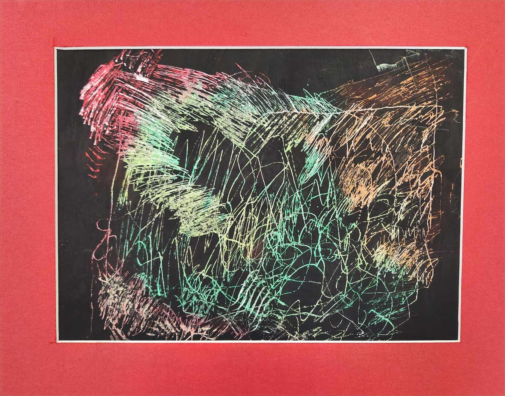 Sean L. Abstract Scratchboard