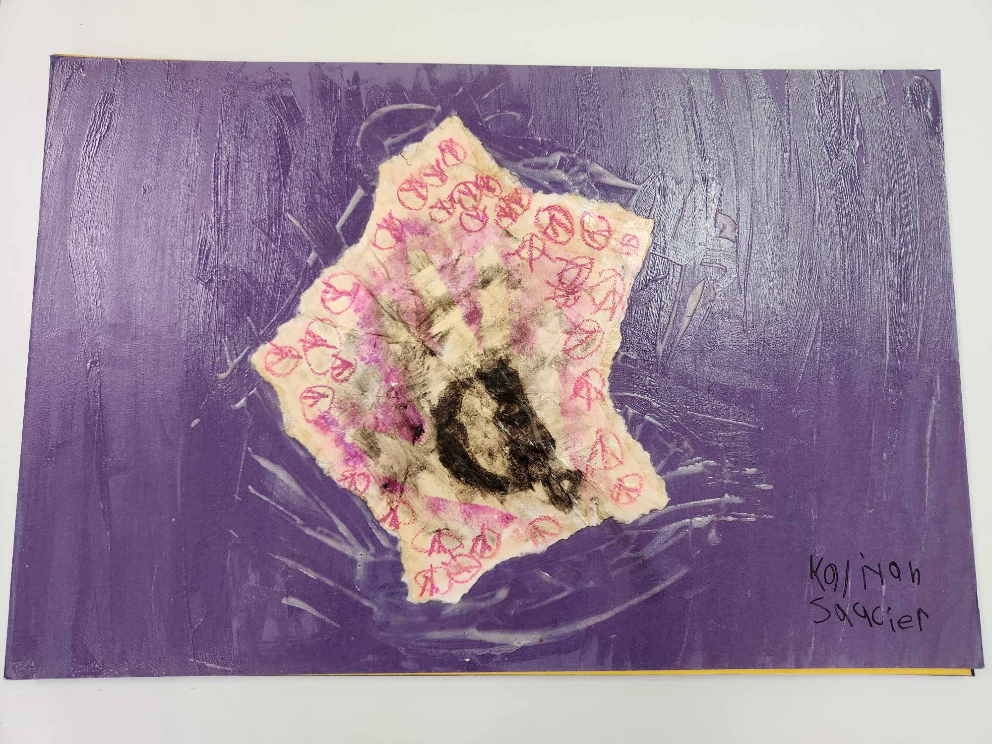 Kaliyah S. Chalk Pastel Cave Art