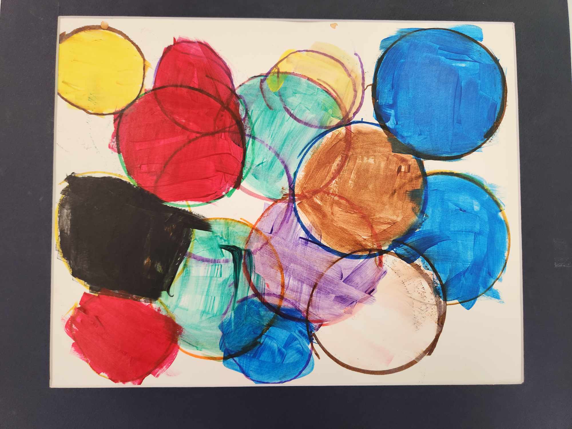 Olivia C. Abstract Acrylic Painting