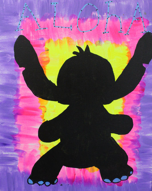 Katrina N. Stitch Silhouette Painting