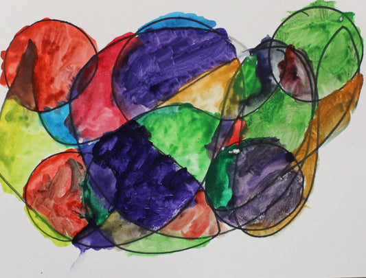 Olivia R. Abstract Watercolor