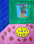 Room with a Yellow Rug Painting EA